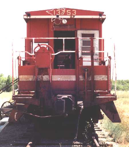 Eastern view of the caboose