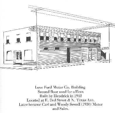 Sewell Ford Garage in later years