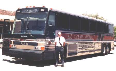 All Aboard America bus, Paul Weymouth driver